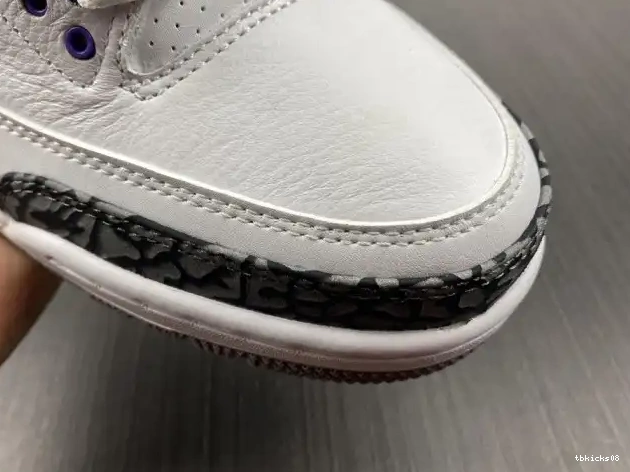 Cheap TBkick 3 'Dark Jordan Retro Iris' CT8532-105 Air 0608